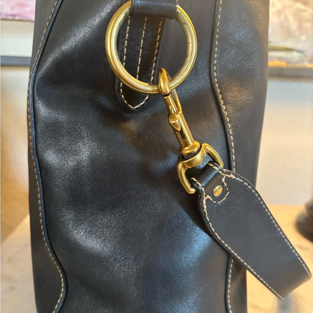 FRYE leather bucket harness handbag equestrian style - Picture 4 of 7